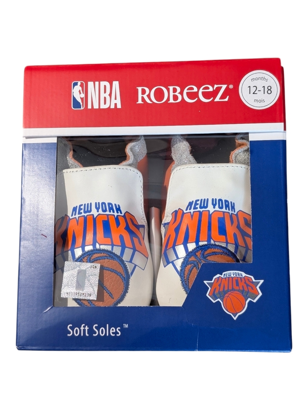 Robeez NBA Soft Soles New York Knicks Size 12-18 Months